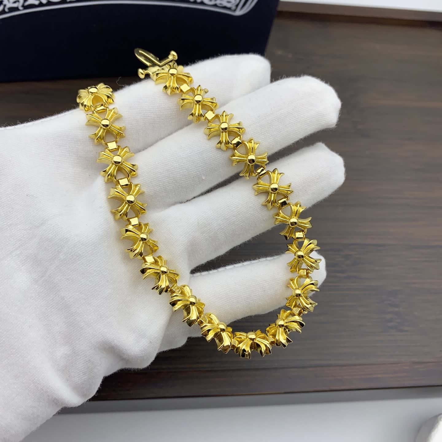 Chrome Hearts Gold Flower Bracelet